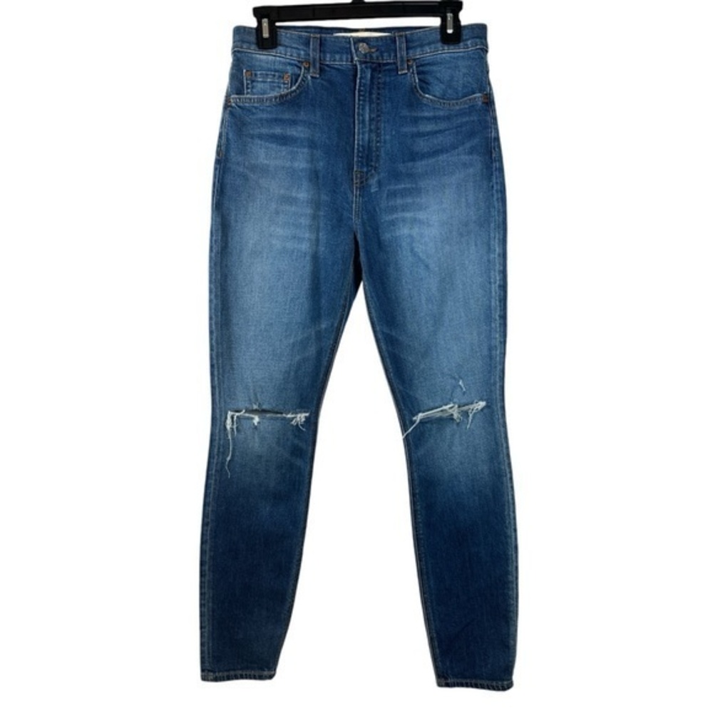Grlfrnd The Kendall High Rise Stretch Skinny Denim Blue Jeans Size 27 NWT #0108